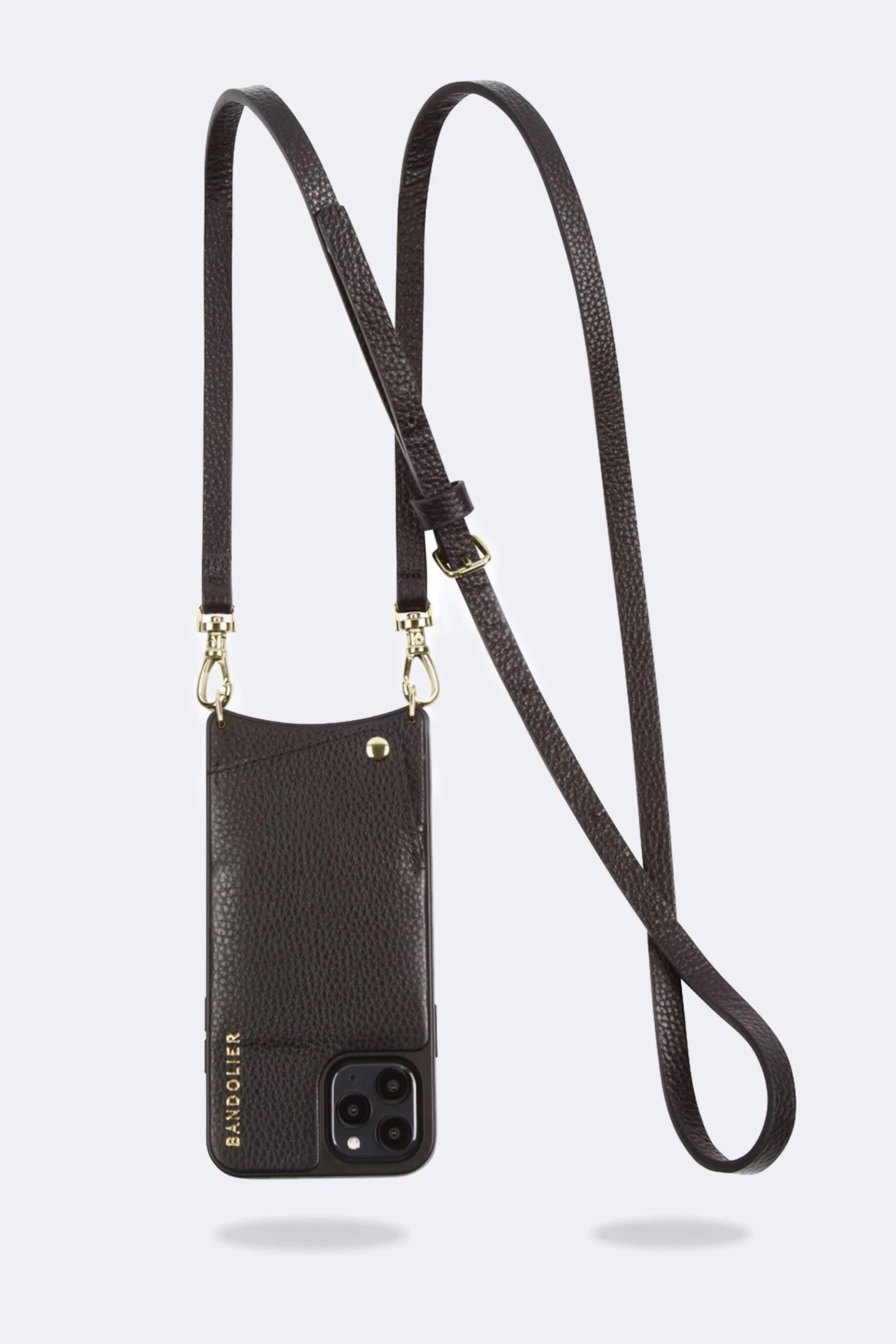 Bandolier Unisex Plain Leather IPhone 8 Plus IPhone X IPhone XS Logo For Women Black/gold X Iphone 13 7 Bandolier Unisex Plain Leather IPhone 8 Plus IPhone X IPhone XS Logo For Women Black/gold X Iphone 13 - Image 7