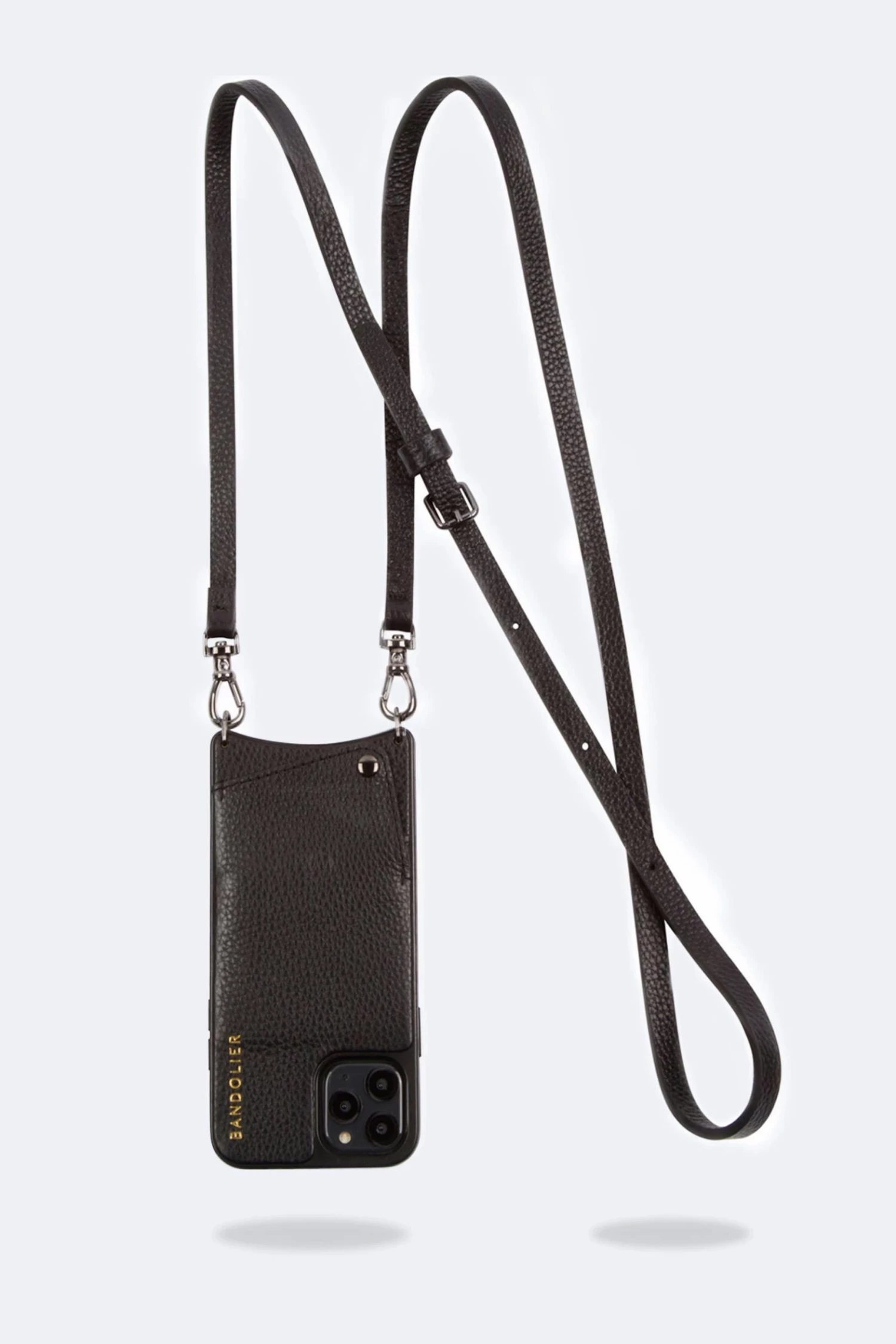 Bandolier Unisex Plain Leather IPhone 8 Plus IPhone X IPhone XS Logo For Women Black/gold X Iphone 13 17 Bandolier Unisex Plain Leather IPhone 8 Plus IPhone X IPhone XS Logo For Women Black/gold X Iphone 13 - Image 17