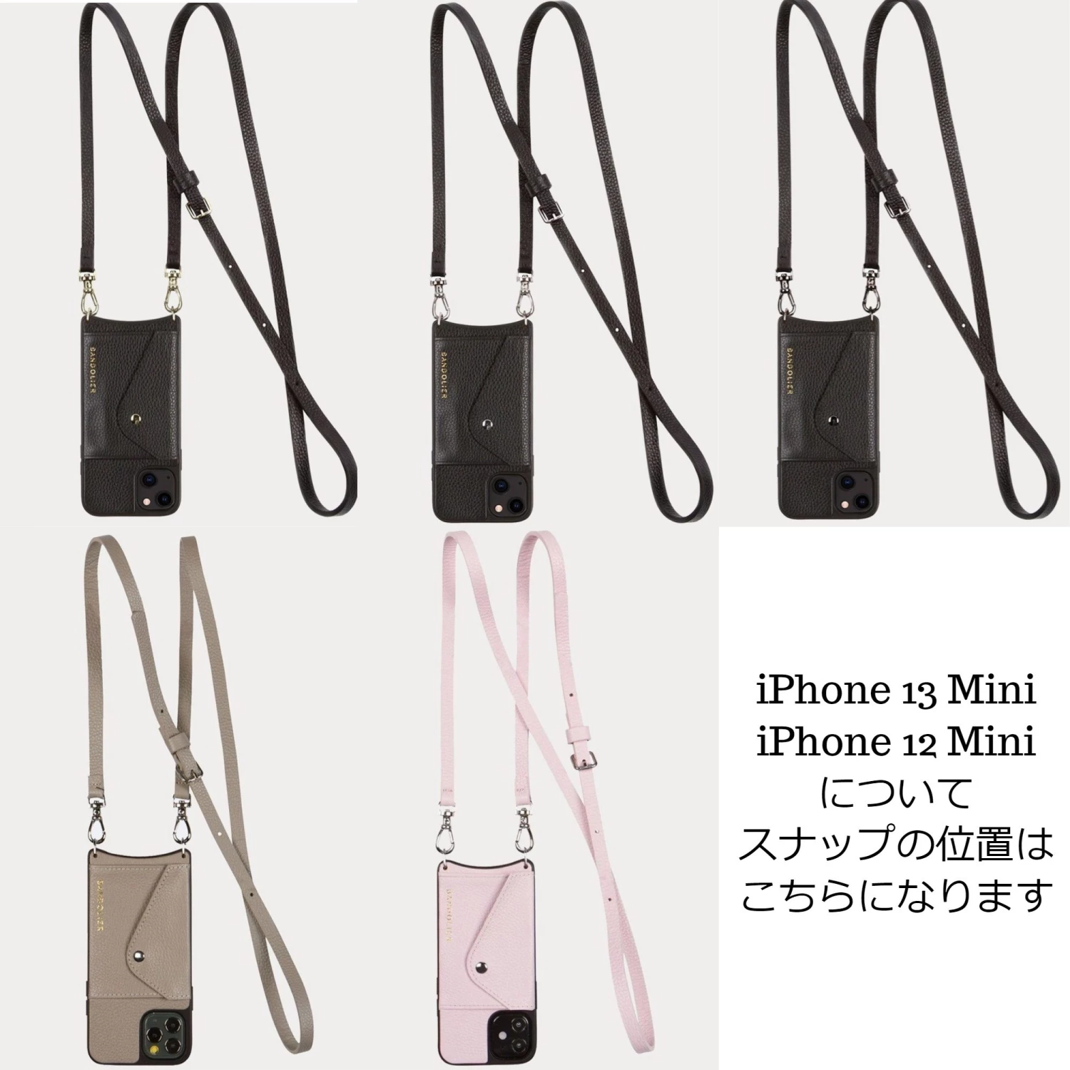 Bandolier Unisex Plain Leather IPhone 8 Plus IPhone X IPhone XS Logo For Women Black/gold X Iphone 13 18 Bandolier Unisex Plain Leather IPhone 8 Plus IPhone X IPhone XS Logo For Women Black/gold X Iphone 13 - Image 18