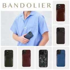 Bandolier Unisex Plain Leather IPhone 8 IPhone 8 Plus IPhone X For Men Black/pewter X Iphone 13 Pro