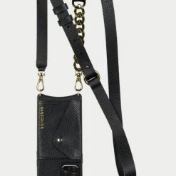 Bandolier Plain Leather Logo IPhone 13 IPhone 13 Mini IPhone 13 Pro For Women Black X Iphone13mini -Bandolier Online Shop org 4874