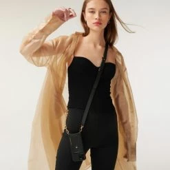 Bandolier Plain Leather Logo IPhone 13 IPhone 13 Mini IPhone 13 Pro For Women Black X Iphone13mini -Bandolier Online Shop org 4881