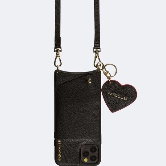 Bandolier 2020 SS Heart Unisex Street Style Plain Leather Logo For Women Black/pink/silver X One Size 4 Bandolier 2020 SS Heart Unisex Street Style Plain Leather Logo For Women Black/pink/silver X One Size - Image 4