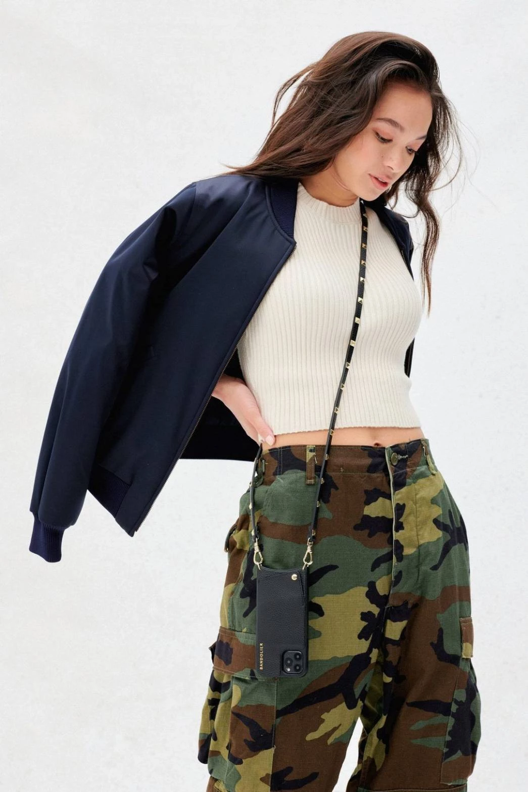 Bandolier SARAH 2020-21FW Plain Leather IPhone 8 IPhone 8 Plus IPhone X IPhone XS For Women Black/pewter X Iphone 13 Pro Max 16 Bandolier SARAH 2020-21FW Plain Leather IPhone 8 IPhone 8 Plus IPhone X IPhone XS For Women Black/pewter X Iphone 13 Pro Max - Image 16