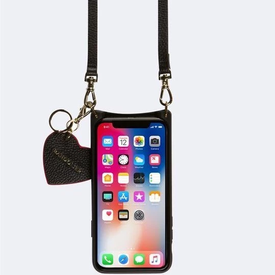 Bandolier 2020 SS Heart Unisex Street Style Plain Leather Logo For Women Black/pink/silver X One Size 8 Bandolier 2020 SS Heart Unisex Street Style Plain Leather Logo For Women Black/pink/silver X One Size - Image 8