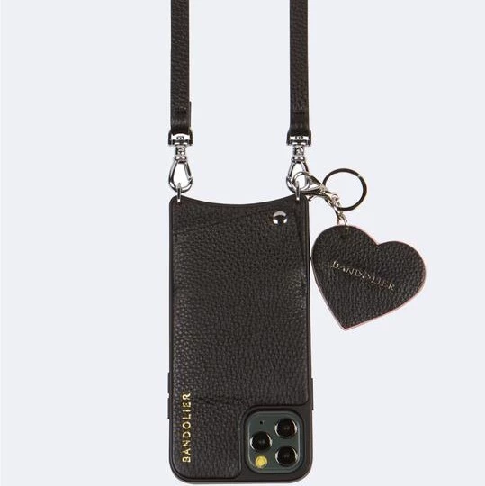 Bandolier 2020 SS Heart Unisex Street Style Plain Leather Logo For Women Black/pink/silver X One Size 12 Bandolier 2020 SS Heart Unisex Street Style Plain Leather Logo For Women Black/pink/silver X One Size - Image 12