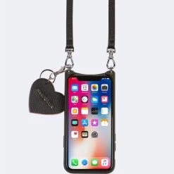 Bandolier 2020 SS Heart Unisex Street Style Plain Leather Logo For Women Black/pink/silver X One Size 34 Bandolier 2020 SS Heart Unisex Street Style Plain Leather Logo For Women Black/pink/silver X One Size -Bandolier Online Shop org 4902