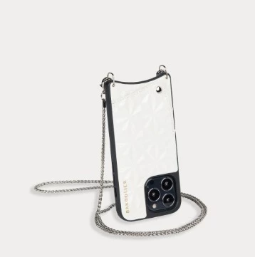 Bandolier Faux Fur Street Style Plain IPhone 13 IPhone 13 Pro For Women White Shilver X Iphone 13 Pro Max 4 Bandolier Faux Fur Street Style Plain IPhone 13 IPhone 13 Pro For Women White Shilver X Iphone 13 Pro Max - Image 4