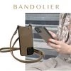 Bandolier Street Style Plain Leather Bridal IPhone 13 Pro Max For Women Dark Tope (check Required) X Iphone13pro Max