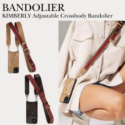 Bandolier Unisex Plain Leather IPhone 8 IPhone 8 Plus IPhone X Bridal For Women Tan/gold X 12 Pro Max