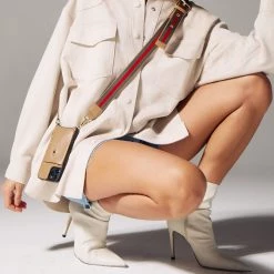 Bandolier Unisex Plain Leather IPhone 8 IPhone 8 Plus IPhone X Bridal For Women Tan/gold X 12 Pro Max -Bandolier Online Shop org 4924