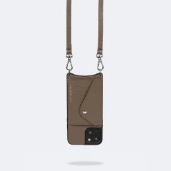 Bandolier Plain Leather Logo IPhone 13 IPhone 13 Mini IPhone 13 Pro For Women Dark Taupe X Iphone 12 Pro/12 -Bandolier Online Shop org 494