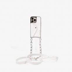 Bandolier 2022-23FW Chain Plain Leather Logo IPhone 13 IPhone 13 Pro For Women White/silver X Iphone 13 Pro 13 Bandolier 2022-23FW Chain Plain Leather Logo IPhone 13 IPhone 13 Pro For Women White/silver X Iphone 13 Pro -Bandolier Online Shop org 4960