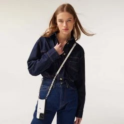 Bandolier 2022-23FW Chain Plain Leather Logo IPhone 13 IPhone 13 Pro For Women White/silver X Iphone 13 Pro 14 Bandolier 2022-23FW Chain Plain Leather Logo IPhone 13 IPhone 13 Pro For Women White/silver X Iphone 13 Pro -Bandolier Online Shop org 4961