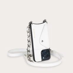 Bandolier 2022-23FW Chain Plain Leather Logo IPhone 13 IPhone 13 Pro For Women White/silver X Iphone 13 Pro 18 Bandolier 2022-23FW Chain Plain Leather Logo IPhone 13 IPhone 13 Pro For Women White/silver X Iphone 13 Pro -Bandolier Online Shop org 4965