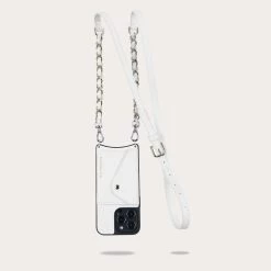 Bandolier 2022-23FW Chain Plain Leather Logo IPhone 13 IPhone 13 Pro For Women White/silver X Iphone 13 Pro 20 Bandolier 2022-23FW Chain Plain Leather Logo IPhone 13 IPhone 13 Pro For Women White/silver X Iphone 13 Pro -Bandolier Online Shop org 4967