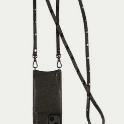 Bandolier Unisex Plain Leather Logo IPhone 13 IPhone 13 Mini For Women Black X Iphone13pro -Bandolier Online Shop org 4991