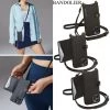 Bandolier 2021 SS Plain Leather Logo IPhone 13 IPhone 13 Pro IPhone 13 Pro Max For Women Black/pewter X Iphone 13 Pro Max