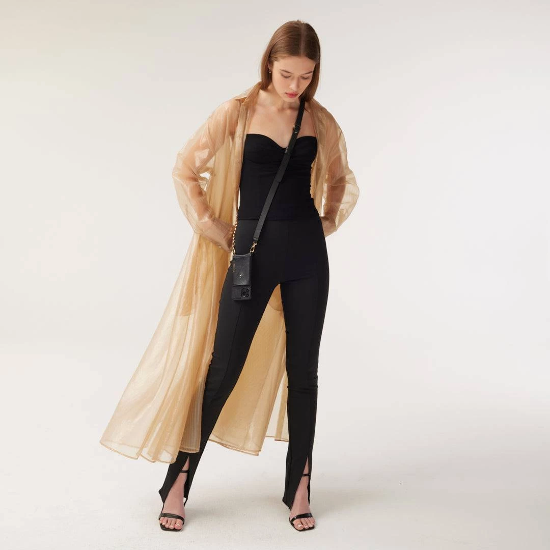 Bandolier Unisex Chain Plain Leather Logo IPhone 13 IPhone 13 Mini For Women Black/gold+1000 X Iphone 13 5 Bandolier Unisex Chain Plain Leather Logo IPhone 13 IPhone 13 Mini For Women Black/gold+1000 X Iphone 13 - Image 5