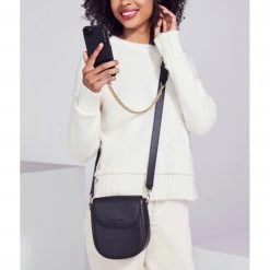 Bandolier Chain Plain Leather Co-ord Logo IPhone 13 IPhone 13 Mini For Women Black/gold X Iphone 13 -Bandolier Online Shop org 5022