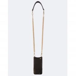 Bandolier Chain Plain Leather Co-ord Logo IPhone 13 IPhone 13 Mini For Women Black/gold X Iphone 13 -Bandolier Online Shop org 5029