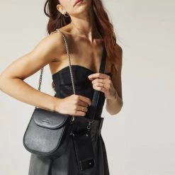 Bandolier Chain Plain Leather Co-ord Logo IPhone 13 IPhone 13 Mini For Women Black/gold X Iphone 13 -Bandolier Online Shop org 5035