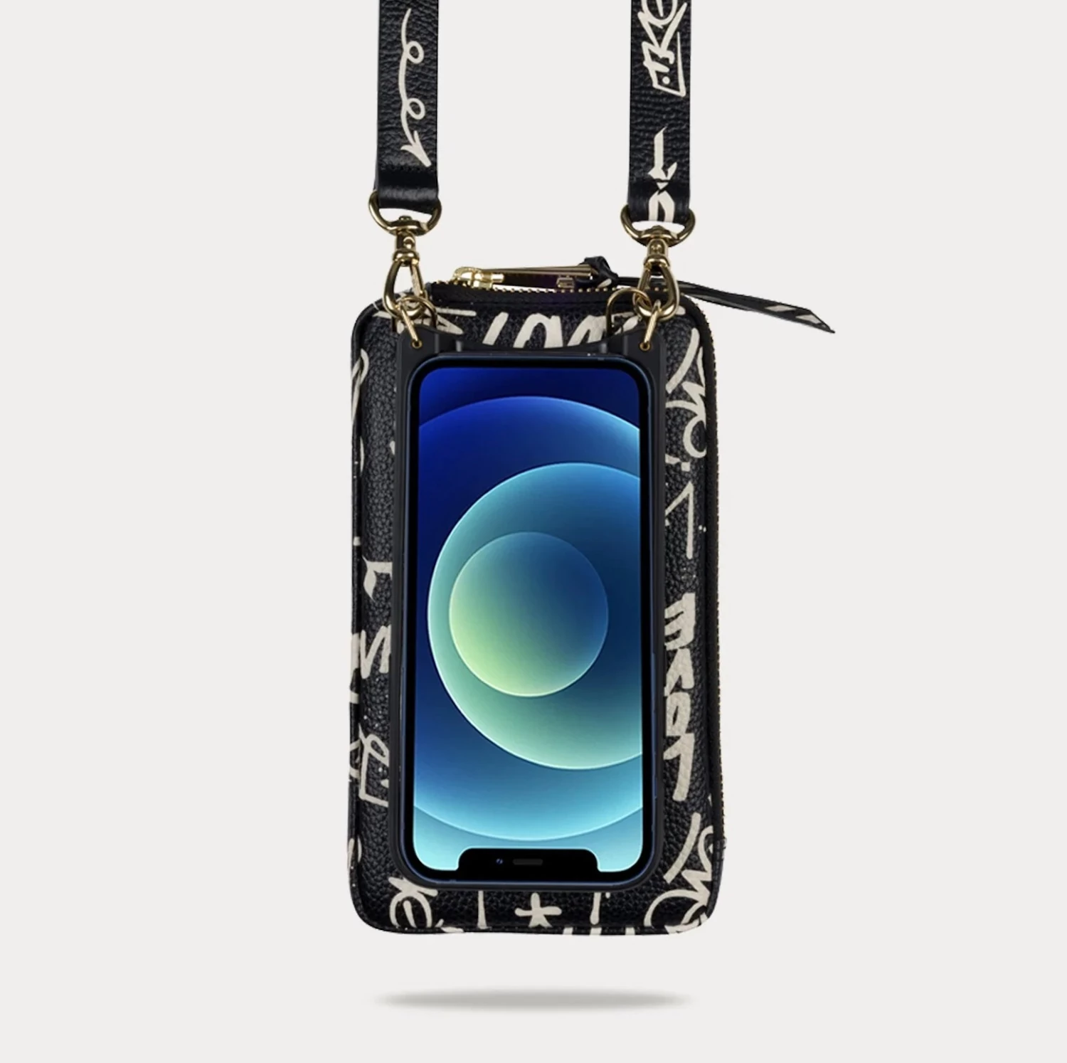 Bandolier Unisex Street Style Plain Leather Co-ord Logo IPhone 13 For Women Love Print/gold X Iphone 13 Mini 15 Bandolier Unisex Street Style Plain Leather Co-ord Logo IPhone 13 For Women Love Print/gold X Iphone 13 Mini - Image 15