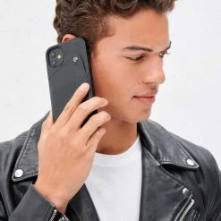 Bandolier 2019-20FW Plain Leather IPhone 8 IPhone 8 Plus IPhone X IPhone XS For Men Wine/pewter X Xs Max -Bandolier Online Shop org 5061