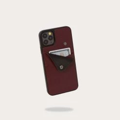 Bandolier 2019-20FW Plain Leather IPhone 8 IPhone 8 Plus IPhone X IPhone XS For Men Wine/pewter X Xs Max -Bandolier Online Shop org 5069