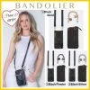 Bandolier 2021 SS Leather IPhone 8 IPhone 8 Plus IPhone X IPhone XS For Women ①black/gold X Iphone Xs Max