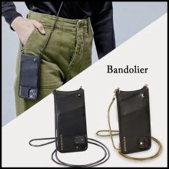Bandolier 2021 SS Street Style Plain Leather IPhone 8 IPhone 8 Plus IPhone X For Women Black/gold X Iphone 876 Plus