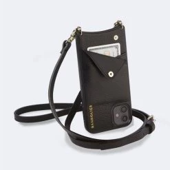 Bandolier EMMA 2020 Cruise Plain Leather IPhone 8 IPhone 8 Plus IPhone X IPhone XS Logo For Women Black/pewter X Iphone 678 Plus -Bandolier Online Shop org 5185