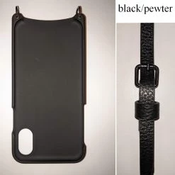 Bandolier EMMA 2020 Cruise Plain Leather IPhone 8 IPhone 8 Plus IPhone X IPhone XS Logo For Women Black/pewter X Iphone 678 Plus -Bandolier Online Shop org 5192