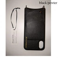 Bandolier EMMA 2020 Cruise Plain Leather IPhone 8 IPhone 8 Plus IPhone X IPhone XS Logo For Women Black/pewter X Iphone 678 Plus -Bandolier Online Shop org 5194
