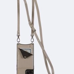 Bandolier EMMA Plain Leather IPhone 8 Plus IPhone X IPhone XS IPhone XS Max For Women Greige/silver X Iphone 12 Pro Max -Bandolier Online Shop org 5201