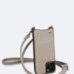 Bandolier EMMA Plain Leather IPhone 8 Plus IPhone X IPhone XS IPhone XS Max For Women Greige/silver X Iphone 12 Pro Max -Bandolier Online Shop org 5206
