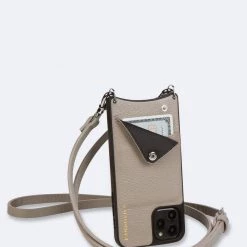 Bandolier EMMA Plain Leather IPhone 8 Plus IPhone X IPhone XS IPhone XS Max For Women Greige/silver X Iphone 12 Pro Max -Bandolier Online Shop org 5207