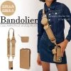 Bandolier Plain Leather Logo IPhone 13 IPhone 13 Pro IPhone 13 Pro Max For Women Tan/gold (airpod 3) X Iphone 12 / 12 Pro