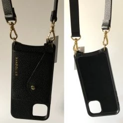 Bandolier 2019-20FW Plain IPhone 8 IPhone 8 Plus IPhone X IPhone XS For Women Black/gold X Iphone 12promax -Bandolier Online Shop org 5263