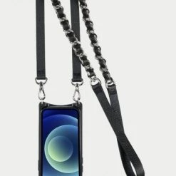 Bandolier Unisex Plain Leather Logo IPhone 13 Pro Smart Phone Cases For Women Black X Iphone13 -Bandolier Online Shop org 5290