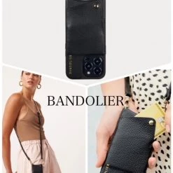 Bandolier Smart Phone Cases For Women Black/gold X Iphone12pro
