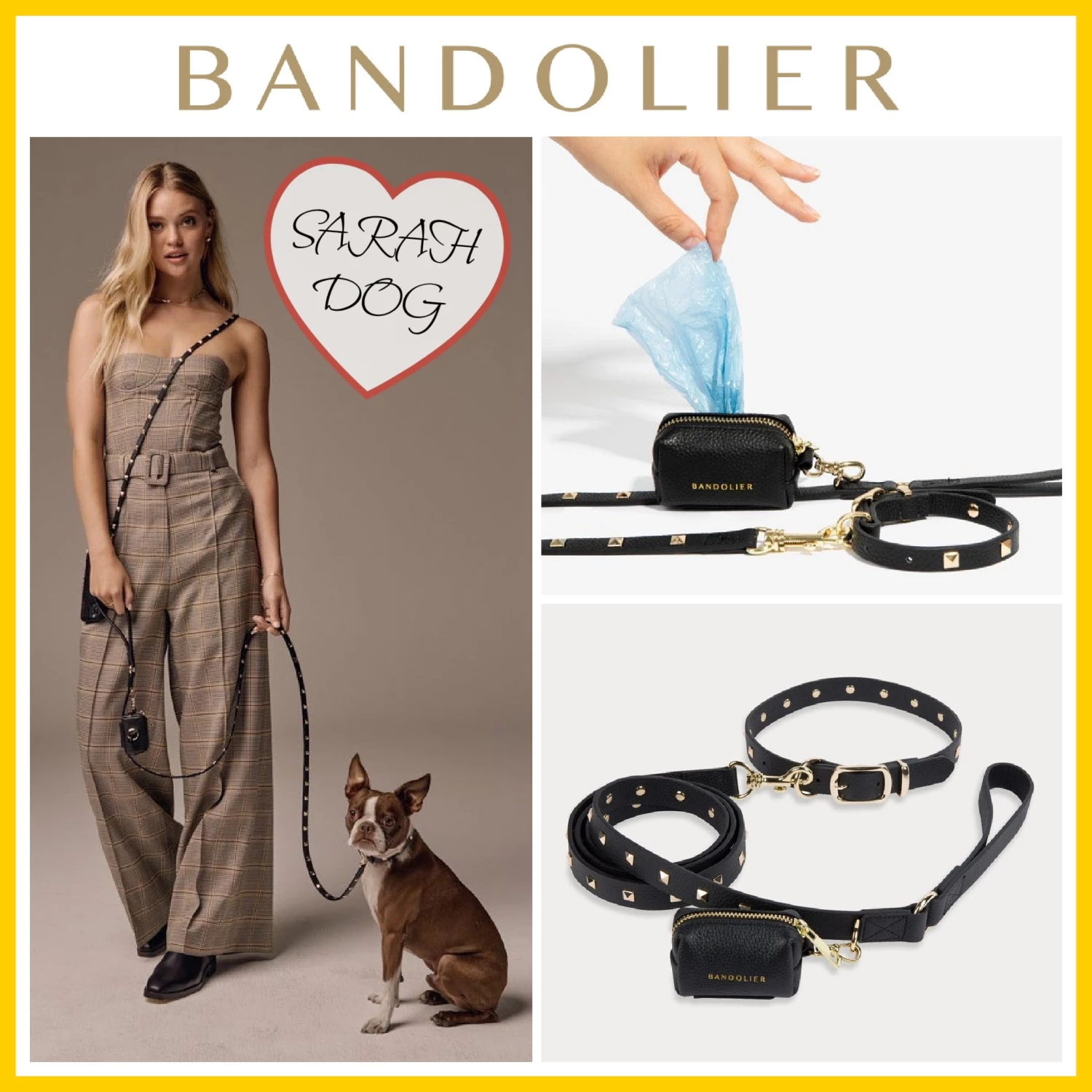 Bandolier 2022 SS Pet Supplies Black/gold X Large 1 Bandolier 2022 SS Pet Supplies Black/gold X Large