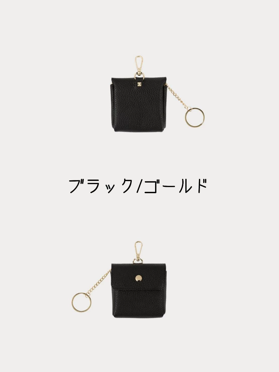 Bandolier Chain Plain Leather Tech Accessories For Women Black/gold X One Size 2 Bandolier Chain Plain Leather Tech Accessories For Women Black/gold X One Size - Image 2