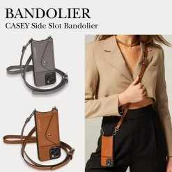 Bandolier Unisex Plain Leather IPhone X Bridal IPhone XS IPhone XS Max For Women Grey/silver X Xs Max
