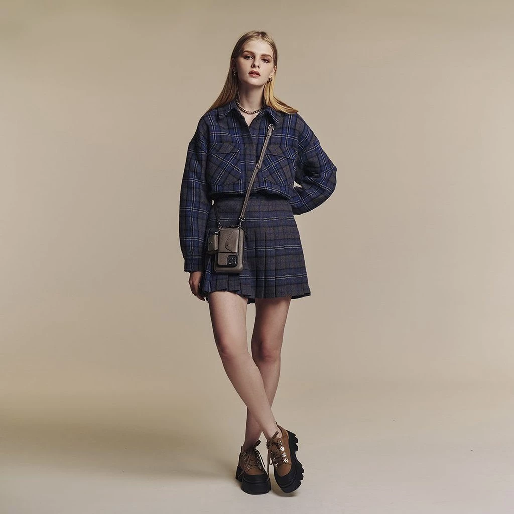 Bandolier Unisex Plain Leather IPhone X Bridal IPhone XS IPhone XS Max For Women Grey/silver X Xs Max 18 Bandolier Unisex Plain Leather IPhone X Bridal IPhone XS IPhone XS Max For Women Grey/silver X Xs Max - Image 18