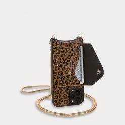 Bandolier Leopard Patterns Blended Fabrics Chain Leather IPhone 8 Plus For Women Light Leopard/gold X Xs Max -Bandolier Online Shop org 5401