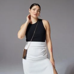 Bandolier Leopard Patterns Blended Fabrics Chain Leather IPhone 8 Plus For Women Light Leopard/gold X Xs Max -Bandolier Online Shop org 5407