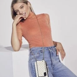 Bandolier Unisex Plain Leather IPhone 8 IPhone 8 Plus IPhone X For Women Creme/gold X Iphone Xs Max -Bandolier Online Shop org 5433