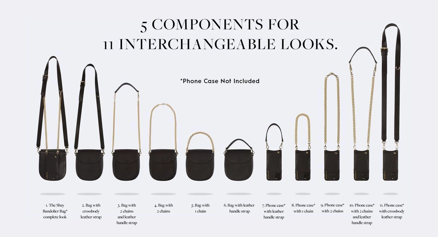 Bandolier 2020-21FW Casual Style Unisex Suede Blended Fabrics Street Style Chain For Women Black/gold X One Size 19 Bandolier 2020-21FW Casual Style Unisex Suede Blended Fabrics Street Style Chain For Women Black/gold X One Size - Image 19