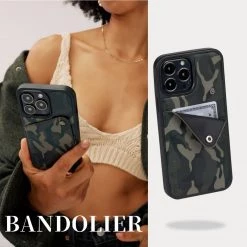 Bandolier Camouflage Unisex Leather Logo IPhone 13 IPhone 13 Mini For Men Camo X Iphone 13 Pro Max